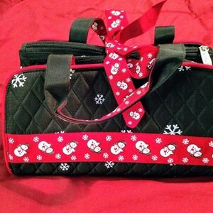 💥 3/$20 New Make-Up Bag Snowman Style!